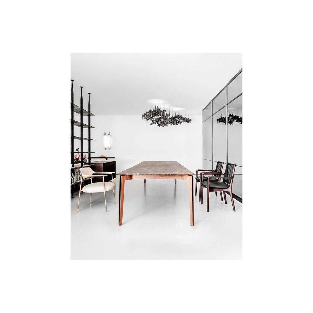 Sillón Milla 560 en Madera Tauari Negro