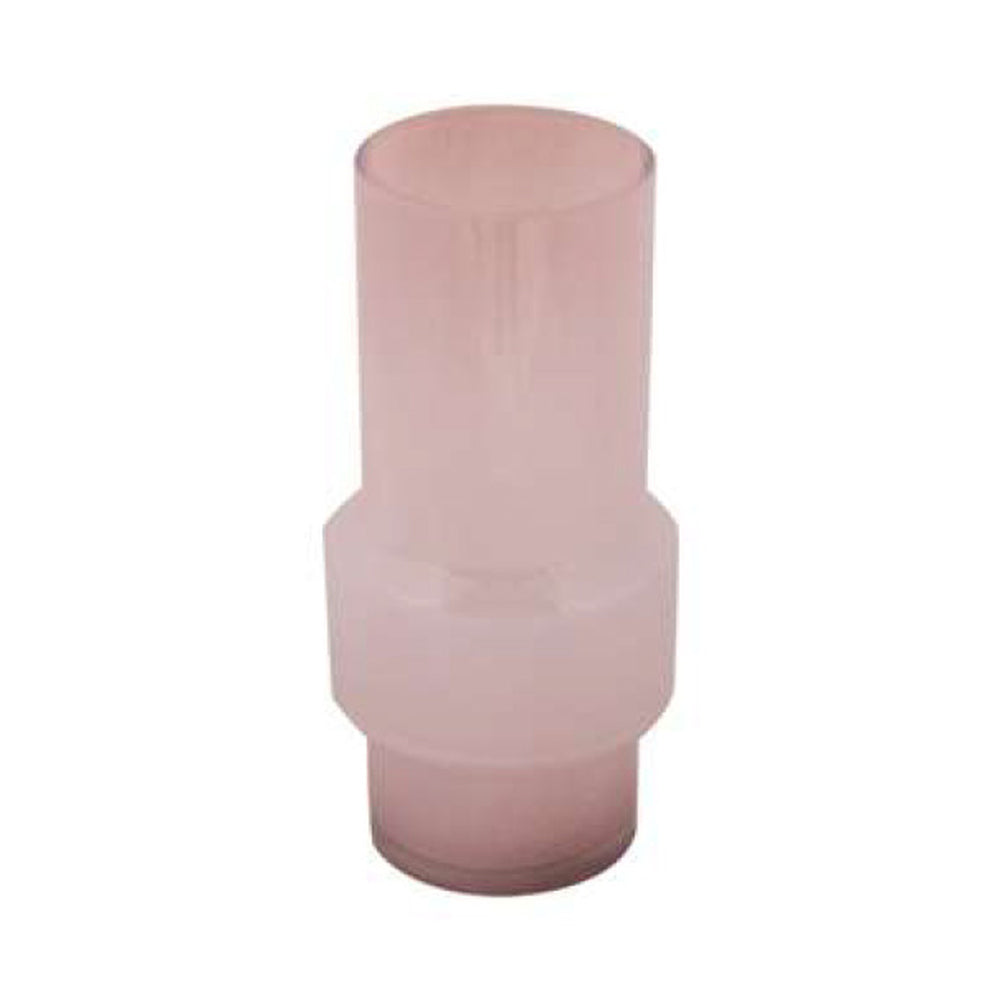 Florero de Vidrio Rosa – vista 2
